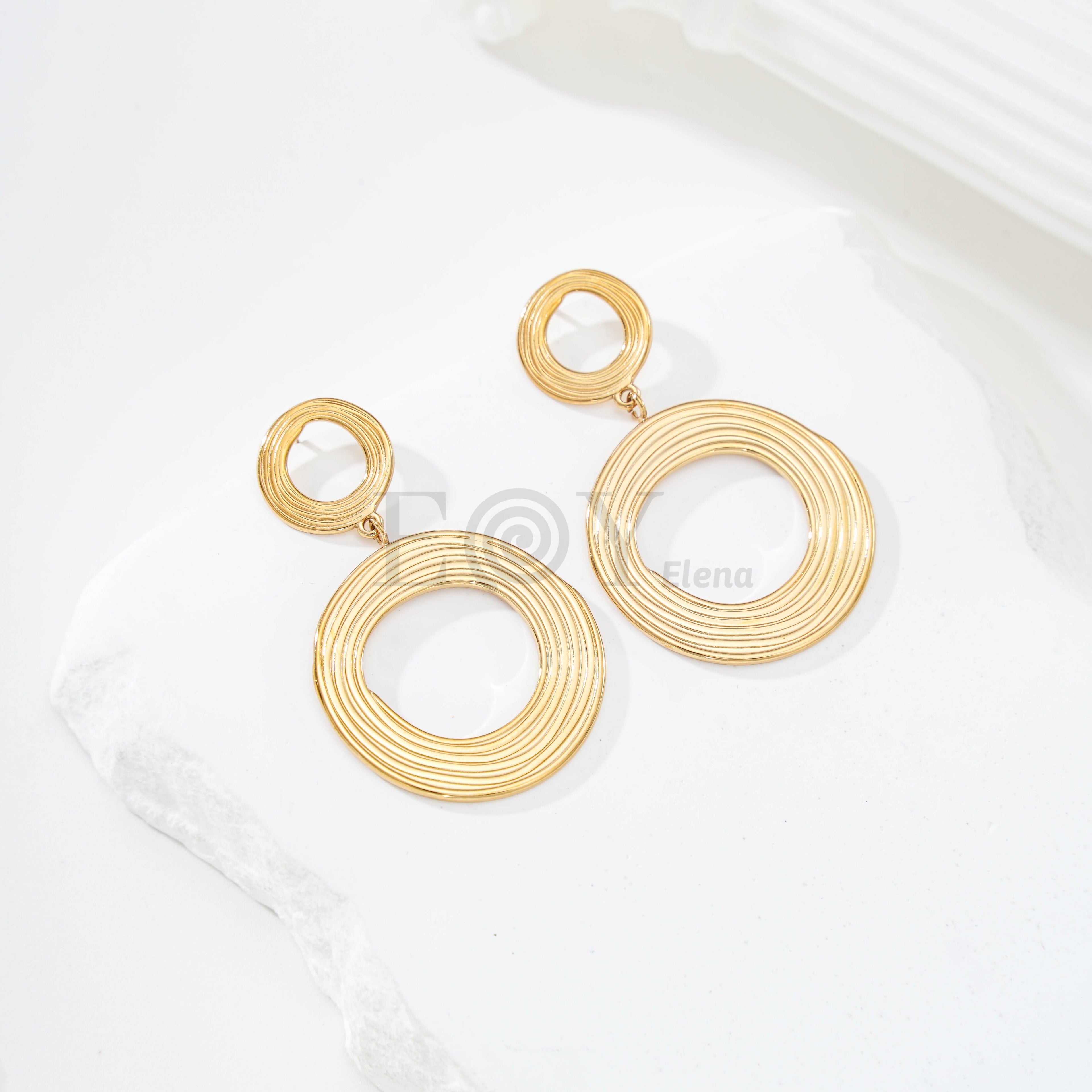 Pendientes doble aro