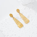 Pendientes alargado textura