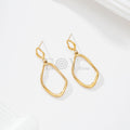 Pendientes doble aro regular