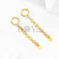 Pendientes de aro y eslabones circulos