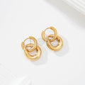 Pendientes de doble aro