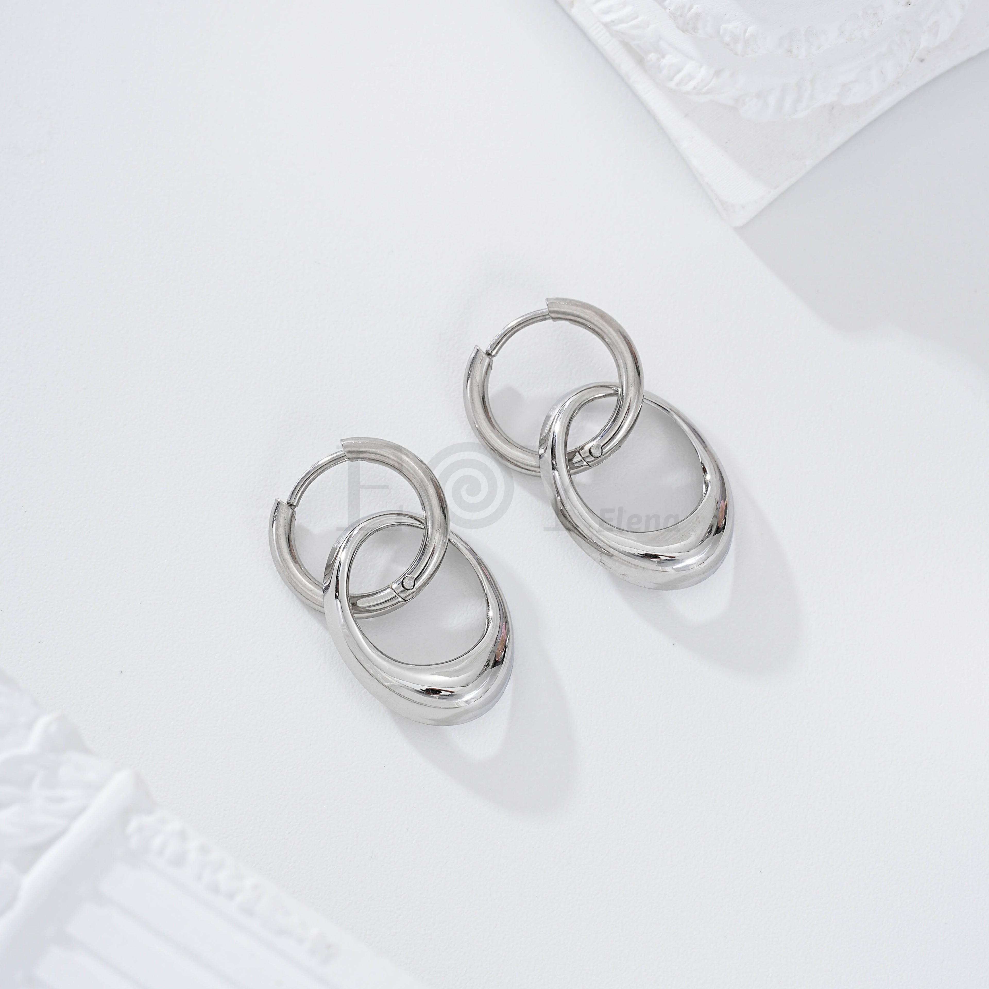 Pendientes doble aro