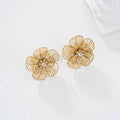 Pendientes flor calada