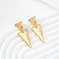 Pendientes doble triángulo