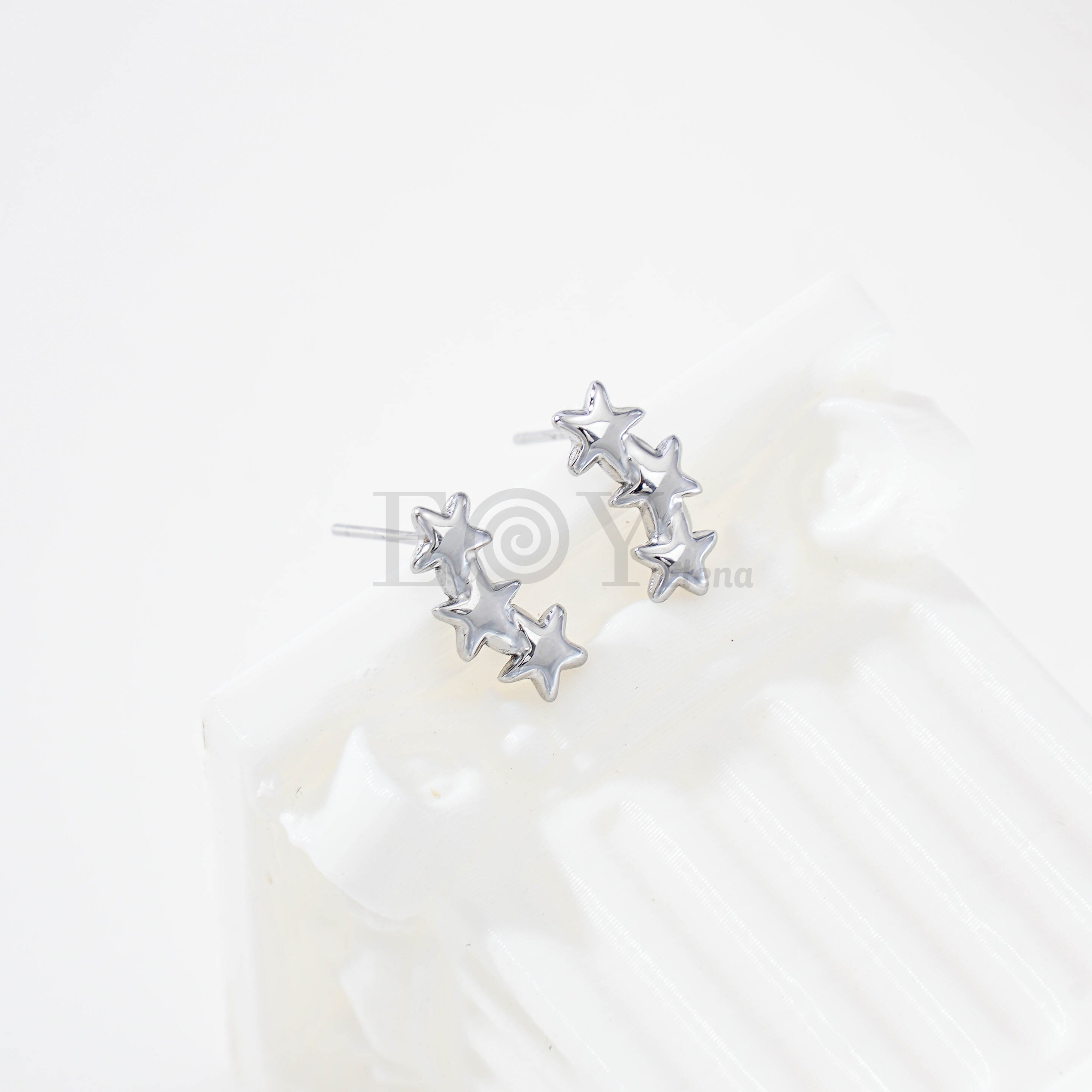 Pendientes triple estrella