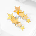 Pendientes largos estrellas