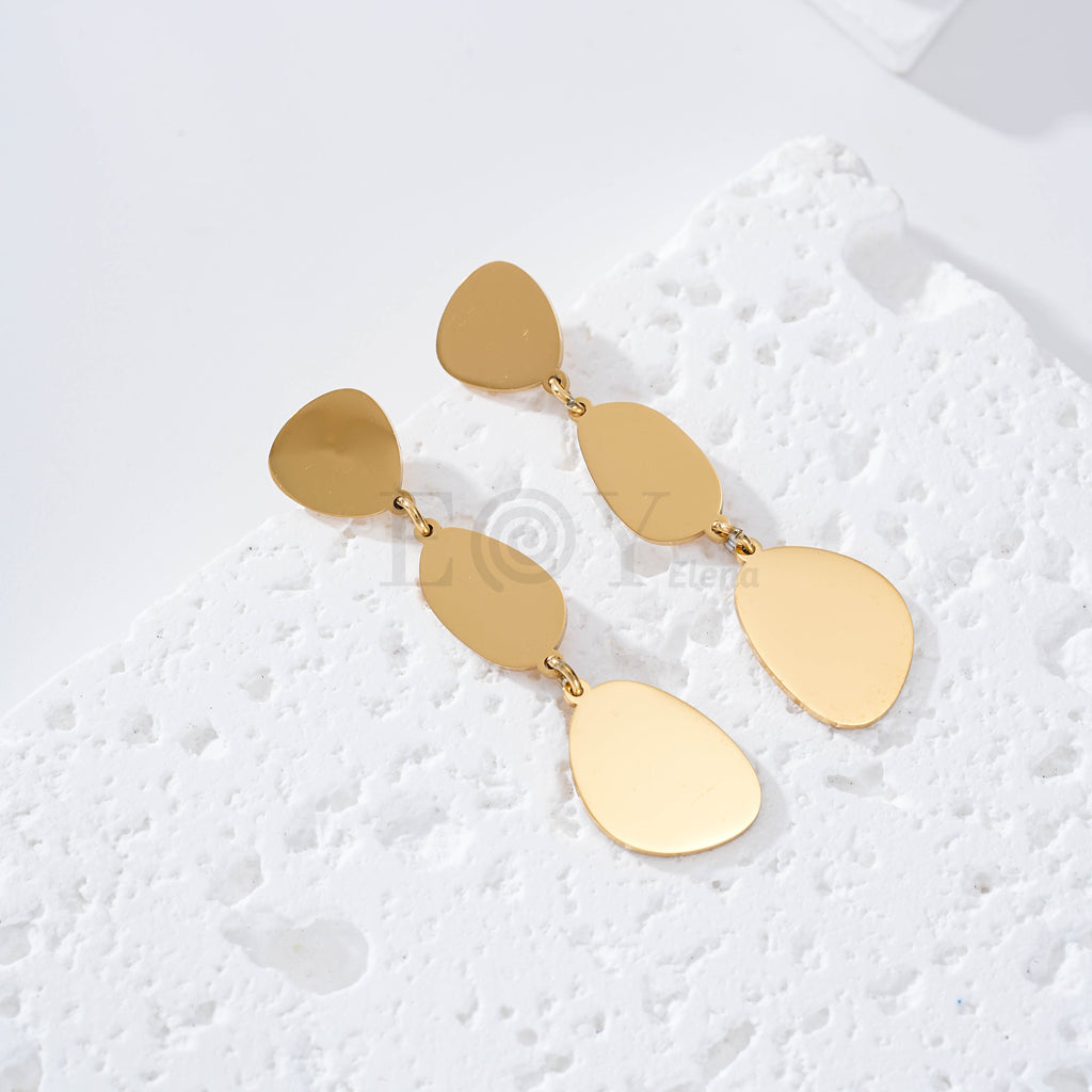 Pendientes triple chapa