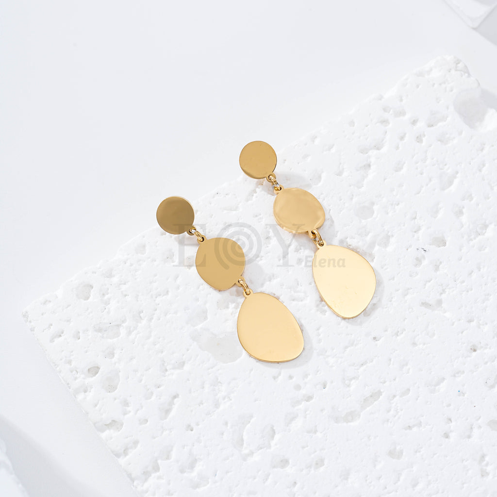 Pendientes de tres chapas acero