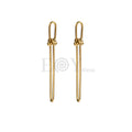 Pendientes con bolitas acero