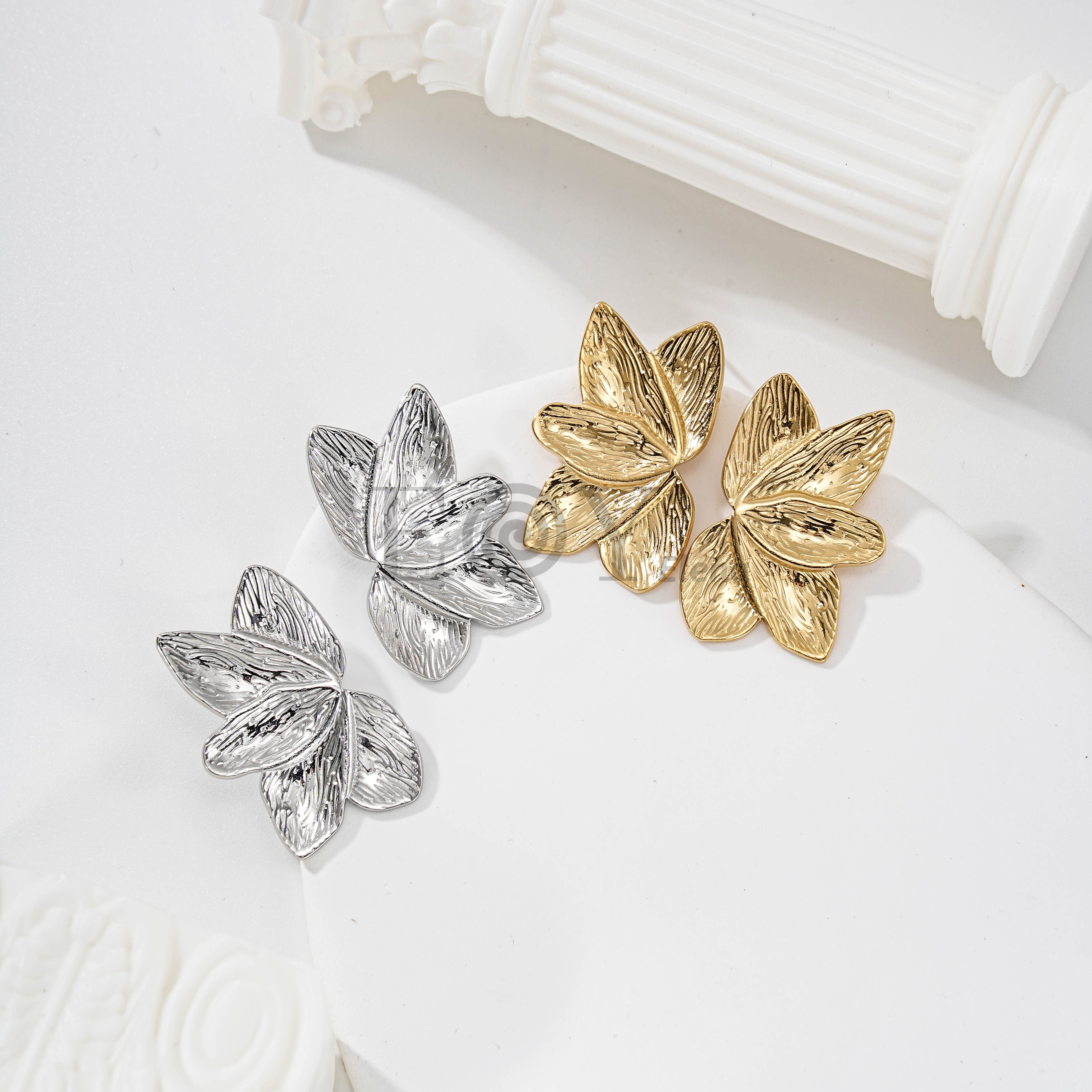 Pendientes hoja