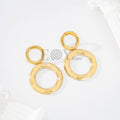 Pendientes doble aro