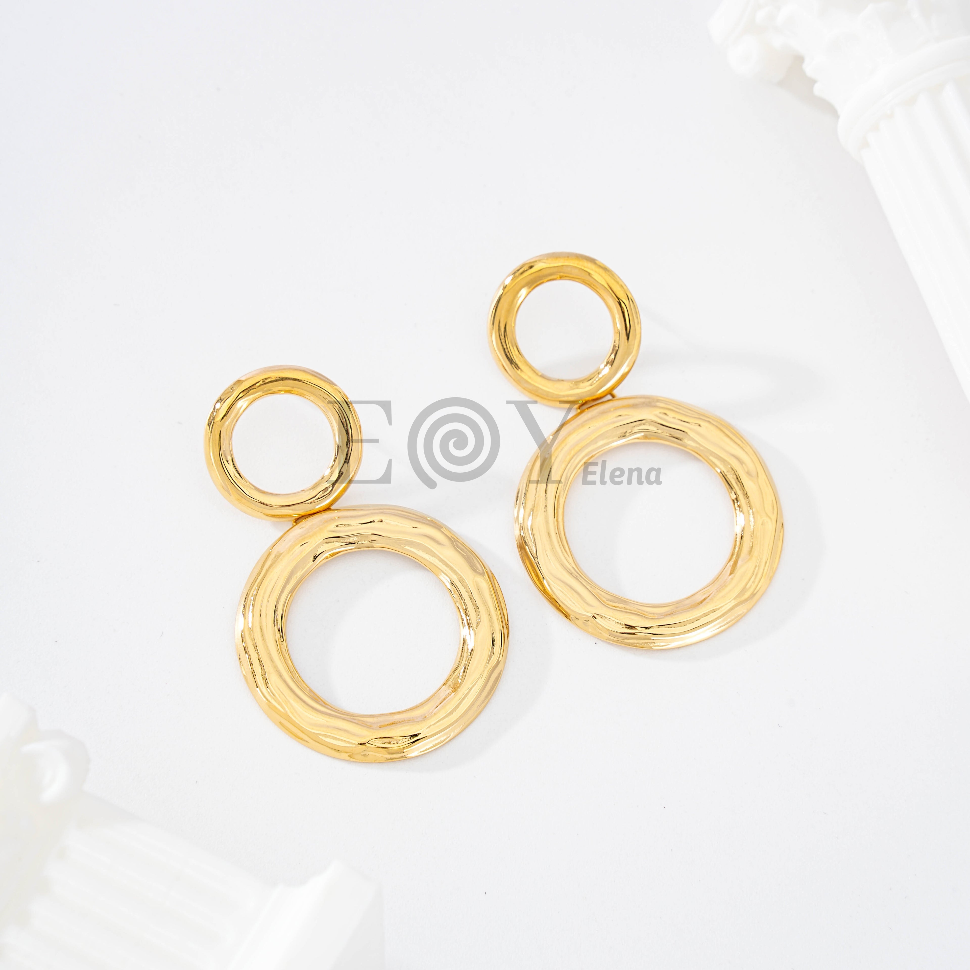 Pendientes doble aro
