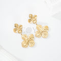 Pendientes doble flor