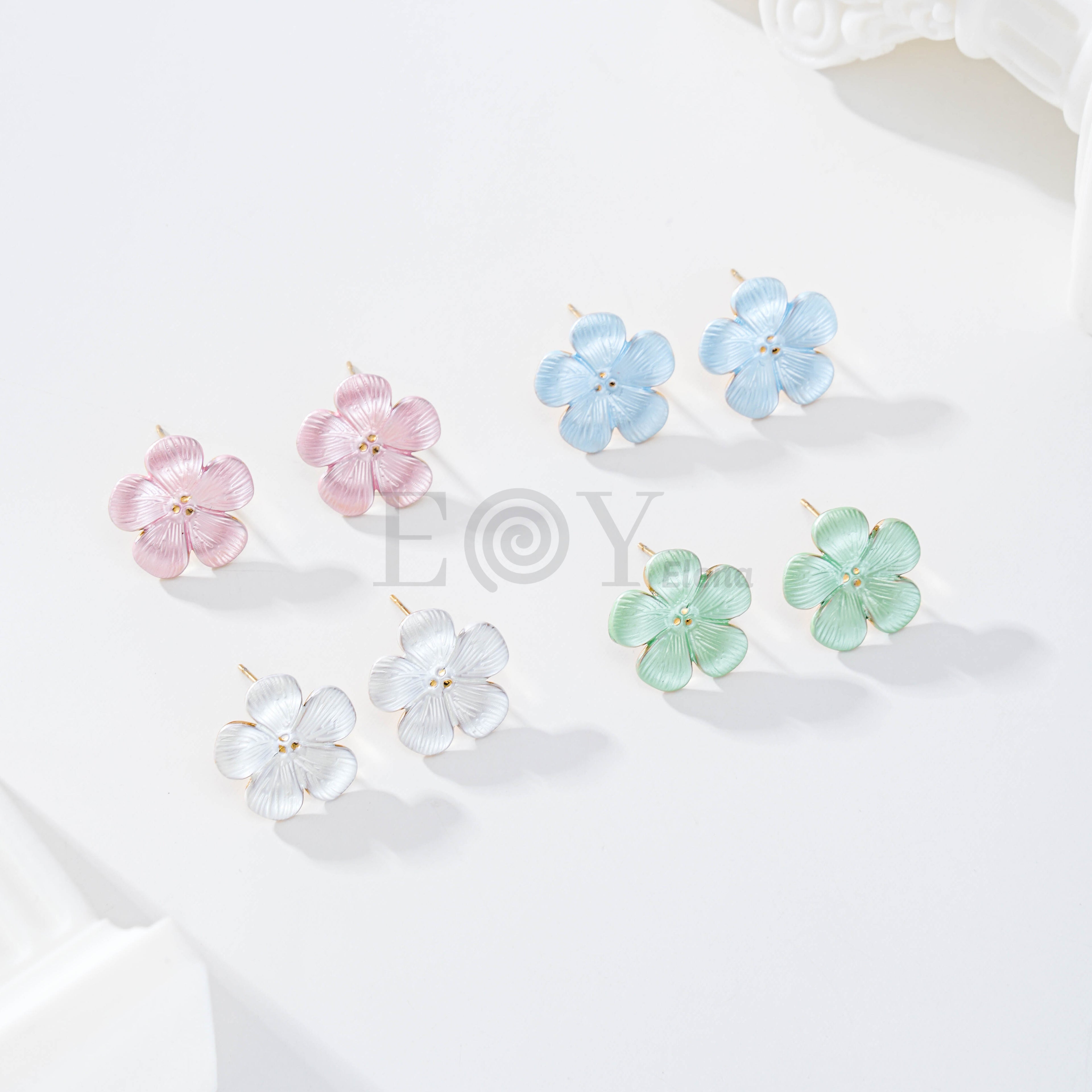 Pendientes de flor
