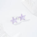 Pendientes estrella color