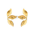 Pendientes triple hoja acero