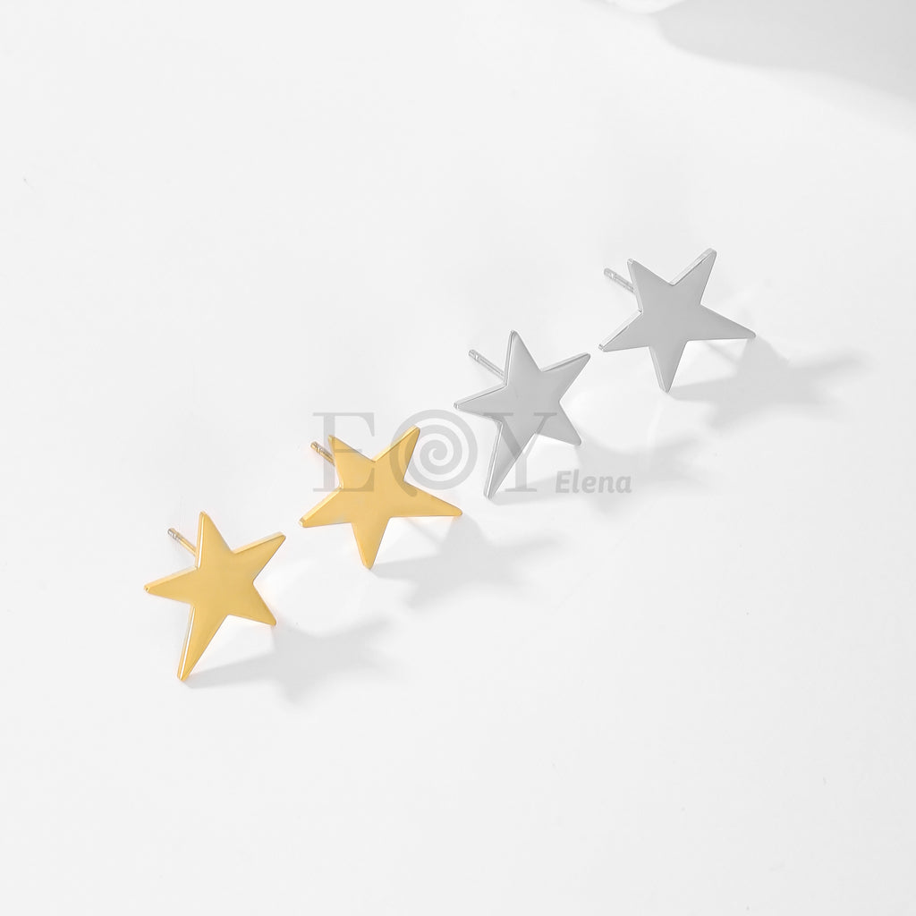 Pendientes estrella pequeña