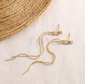 Pendientes largos circonitas