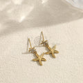 Pendientes colgantes de estrella de mar