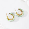 Pendientes de aro color