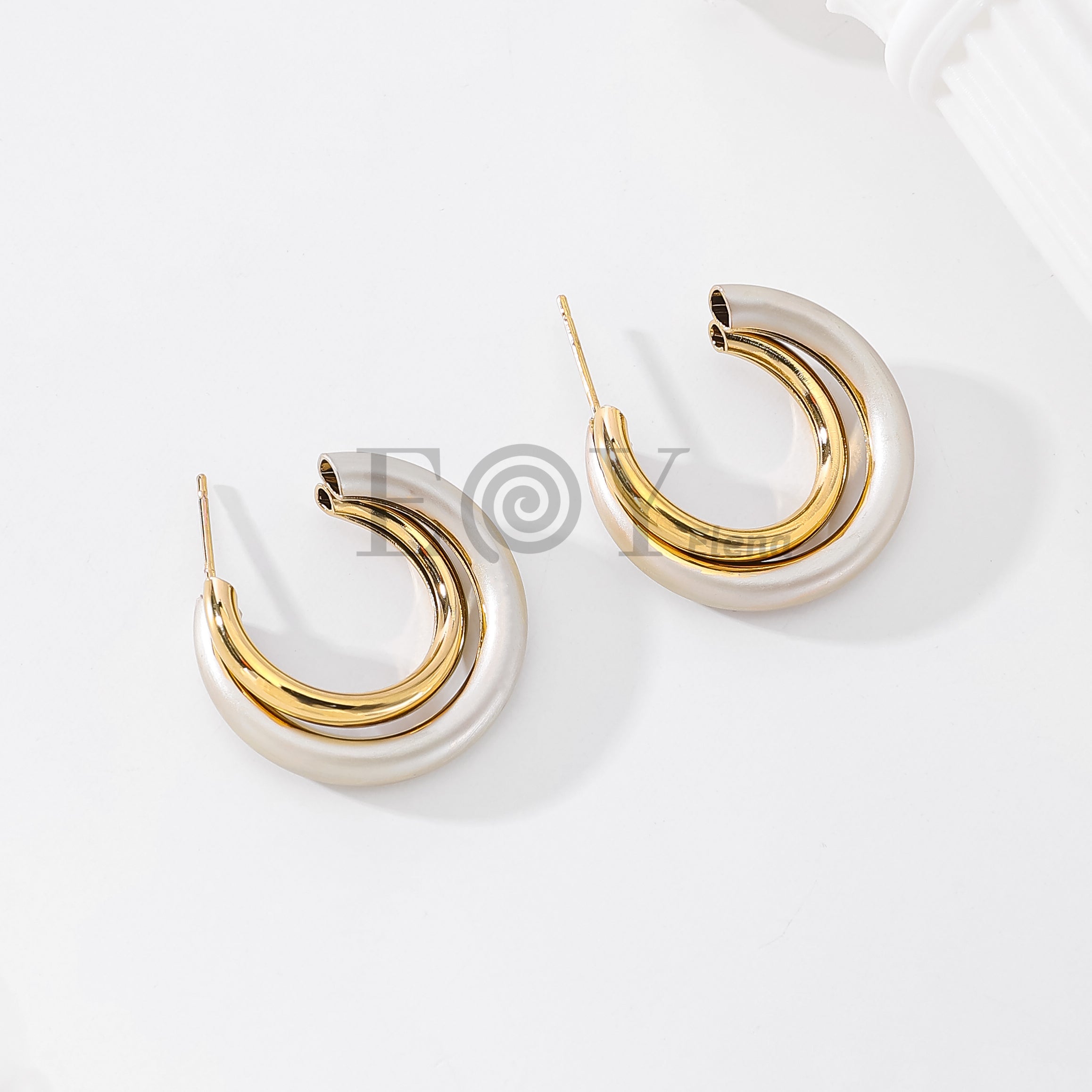 Pendientes de aro color