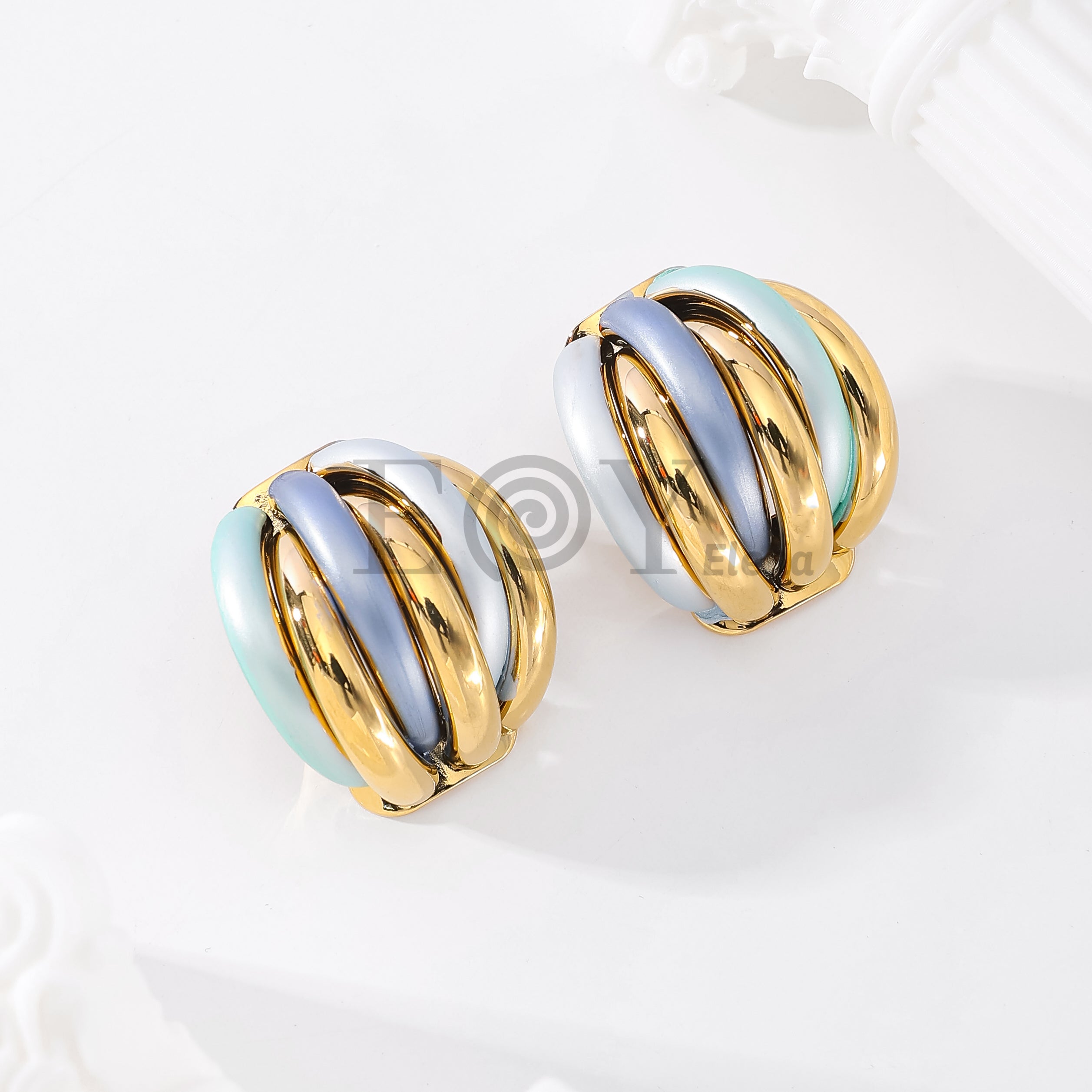 Pendientes de tiras colores