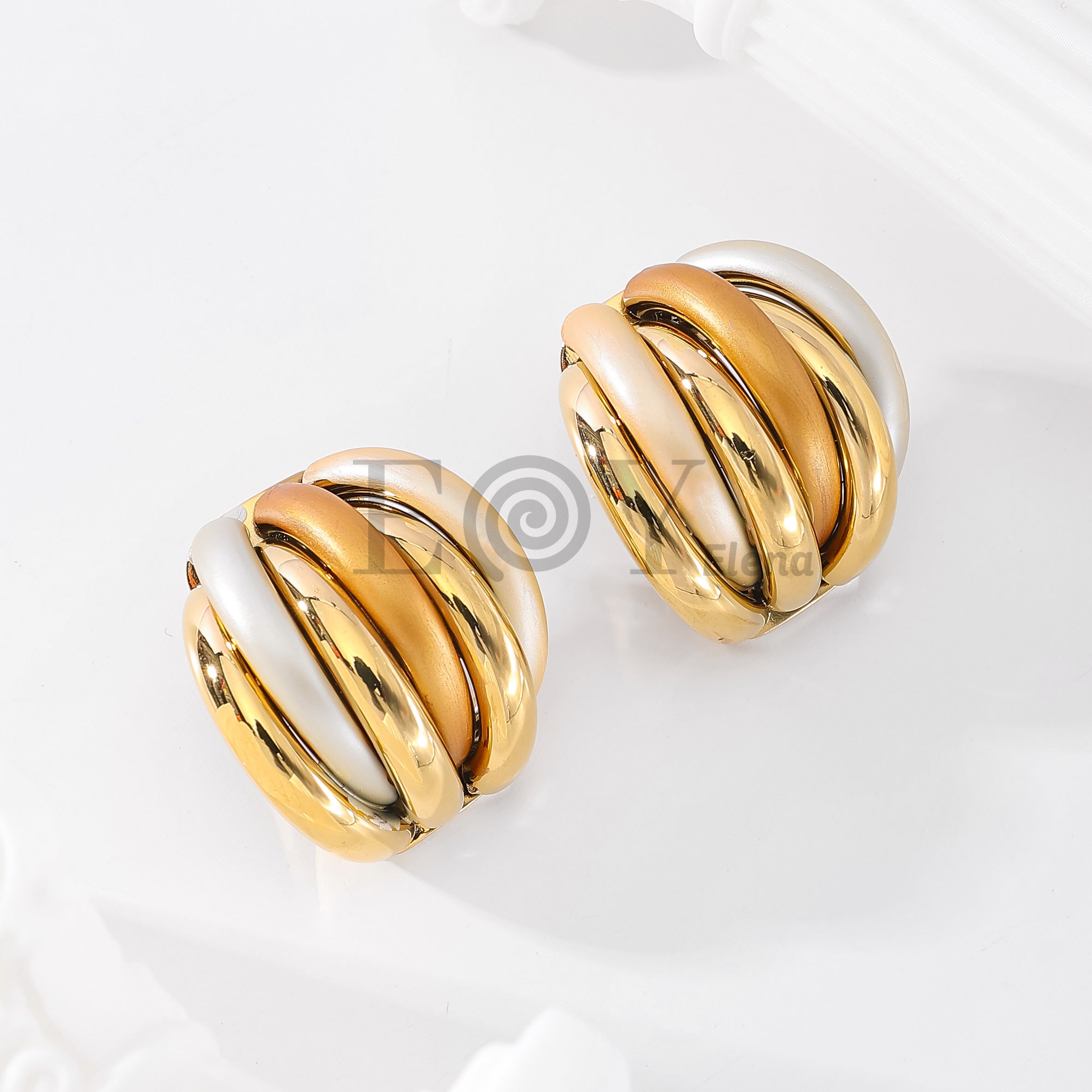 Pendientes de tiras colores