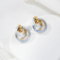 Pendientes Nudo Circular Pastel