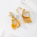 Pendientes flor color