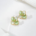Pendientes Flor Esmaltada Vintage