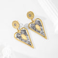 Pendientes con corazón símbolos