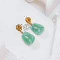 Pendientes con cuadrado color