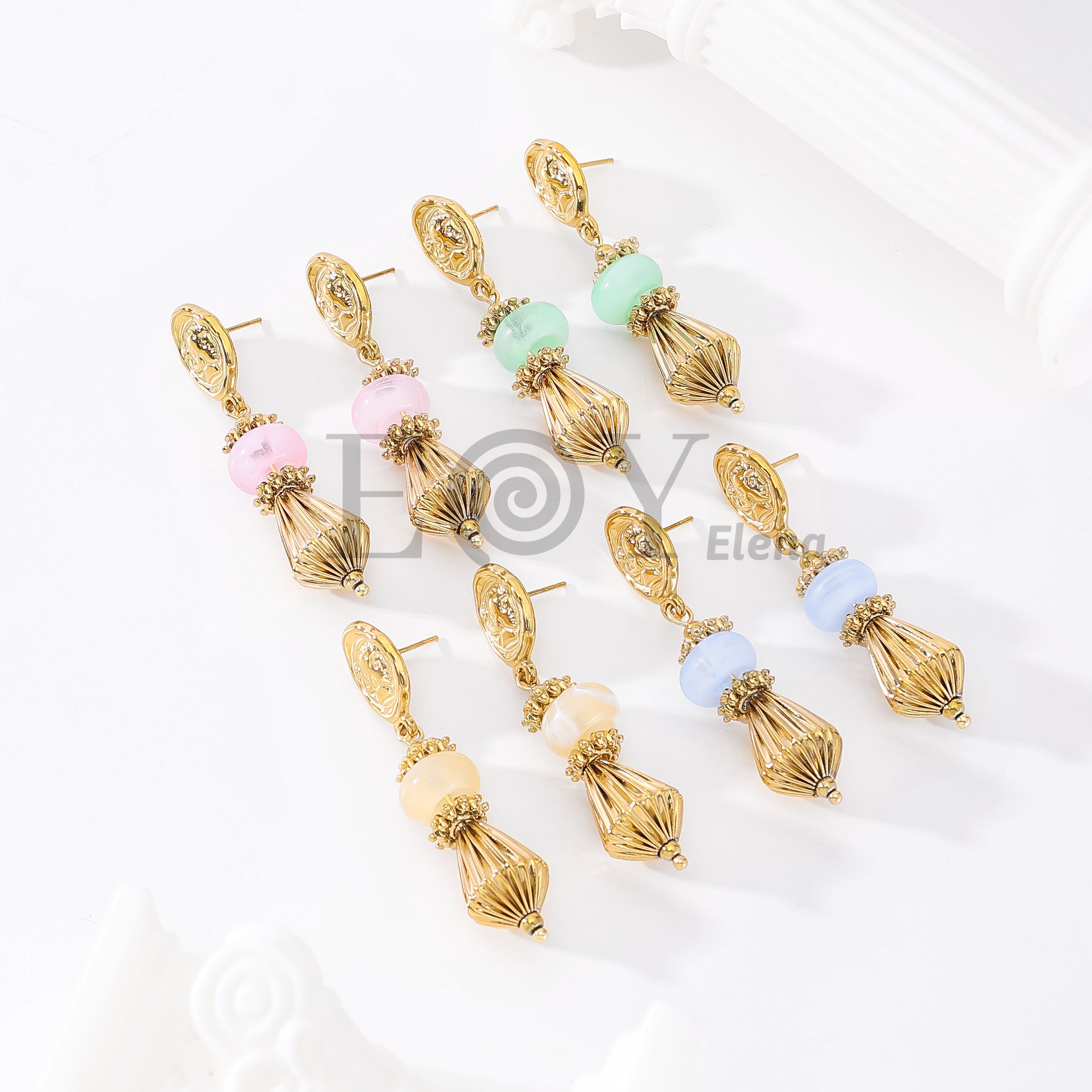 Pendientes chapa texturizada