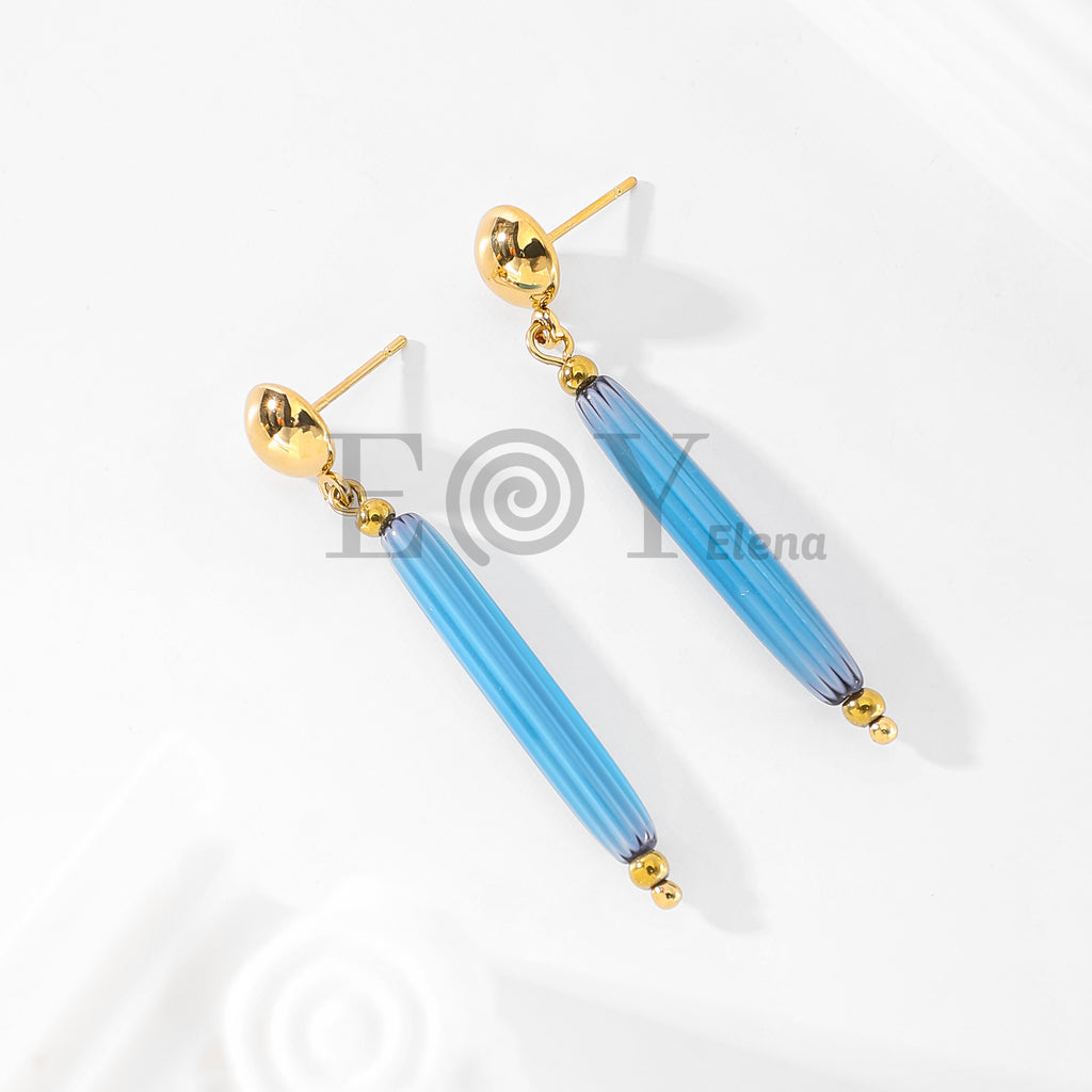 Pendientes con bastón color