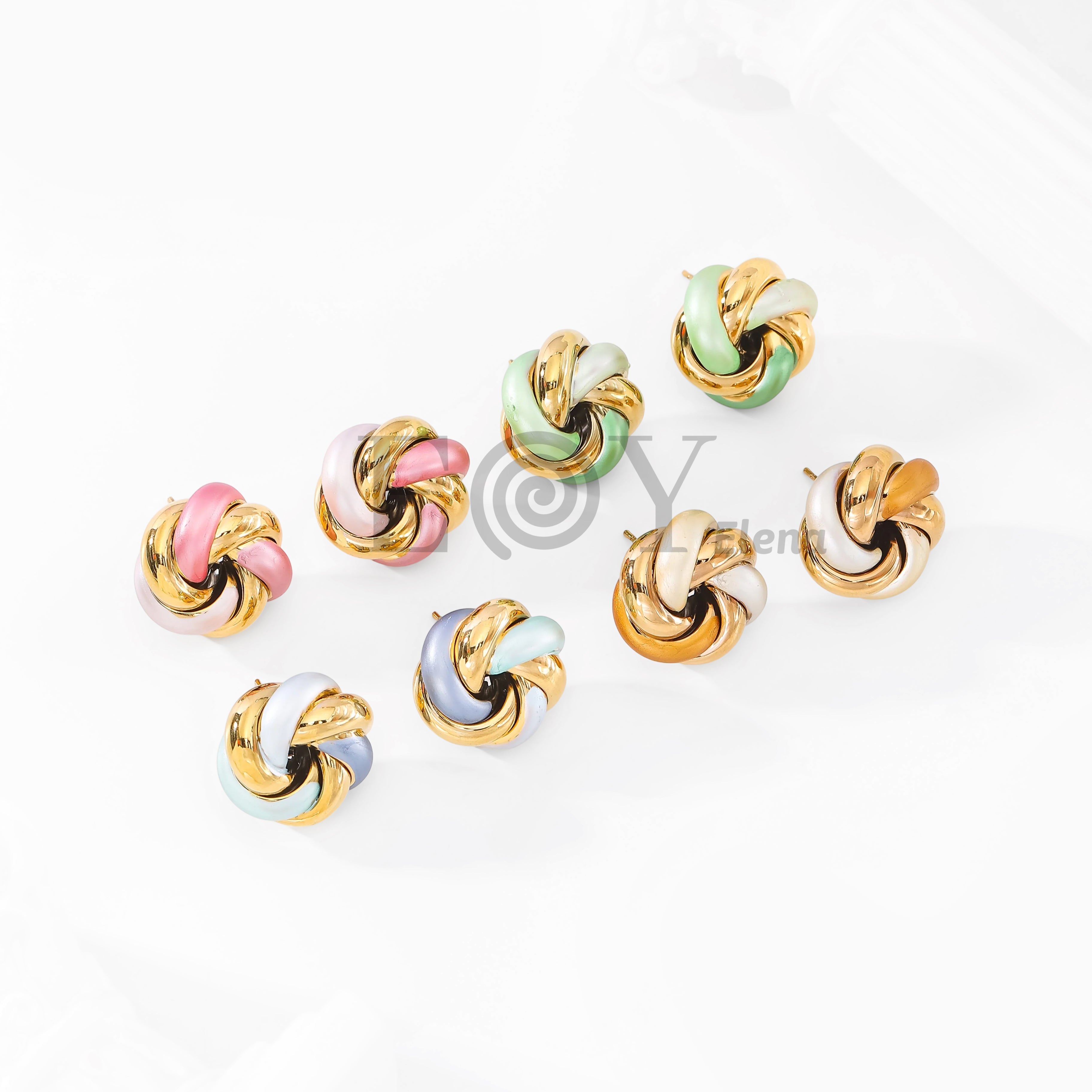 Pendientes Nudo Multicolor