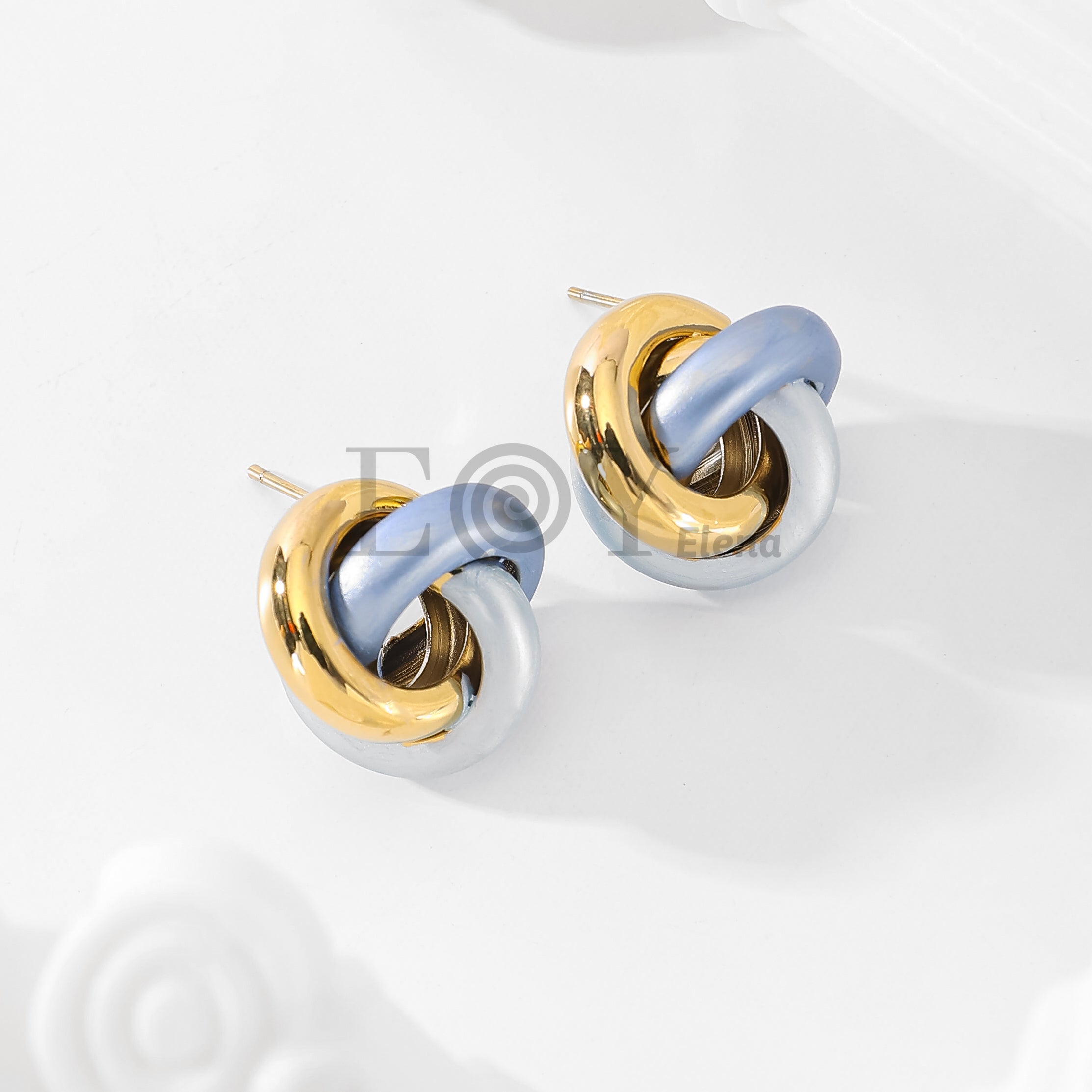 Pendientes de nudo color