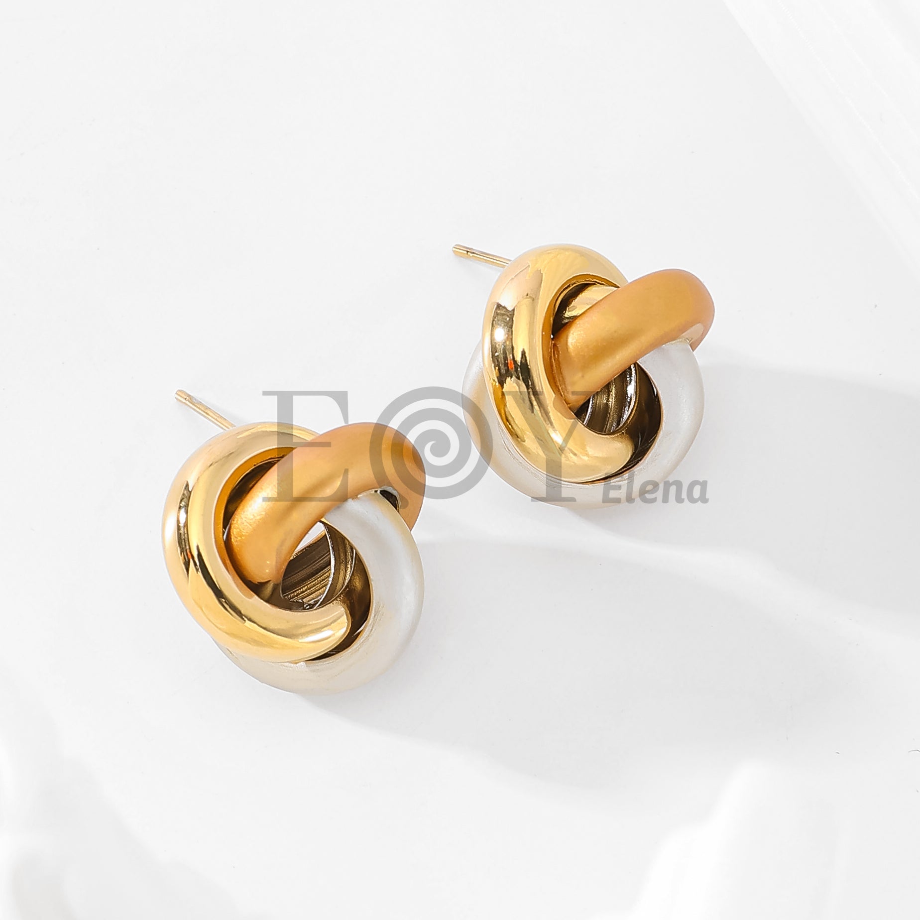 Pendientes de nudo color