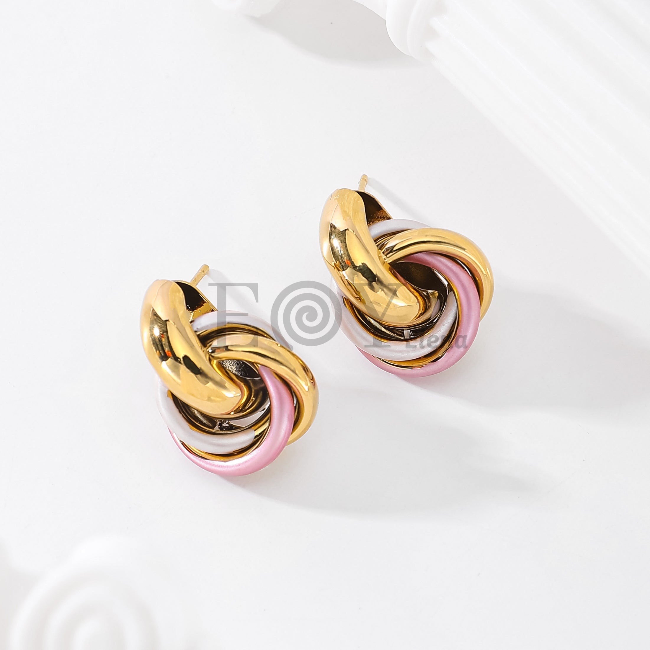 Pendientes nudo color