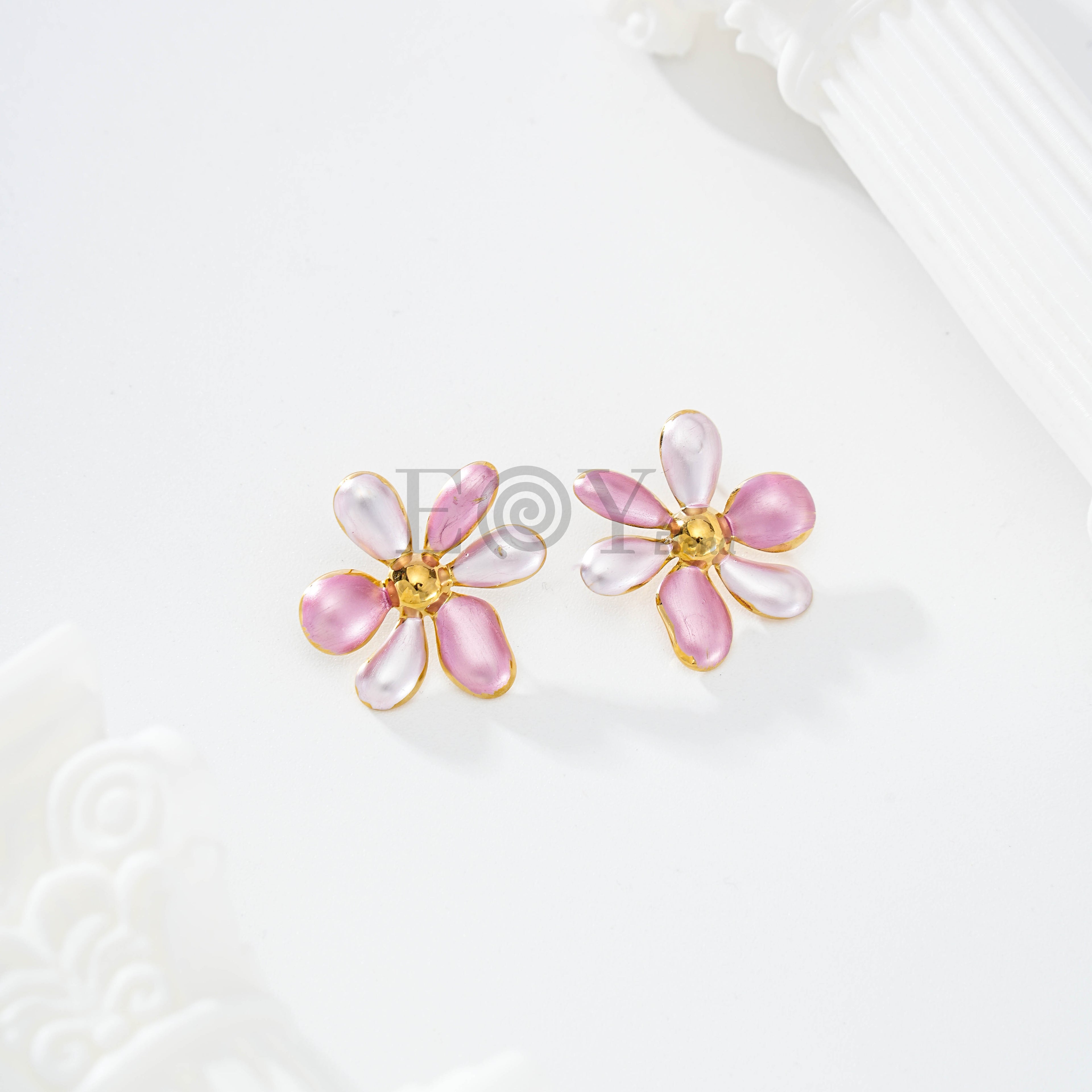 Pendientes Margarita Cristal Pastel