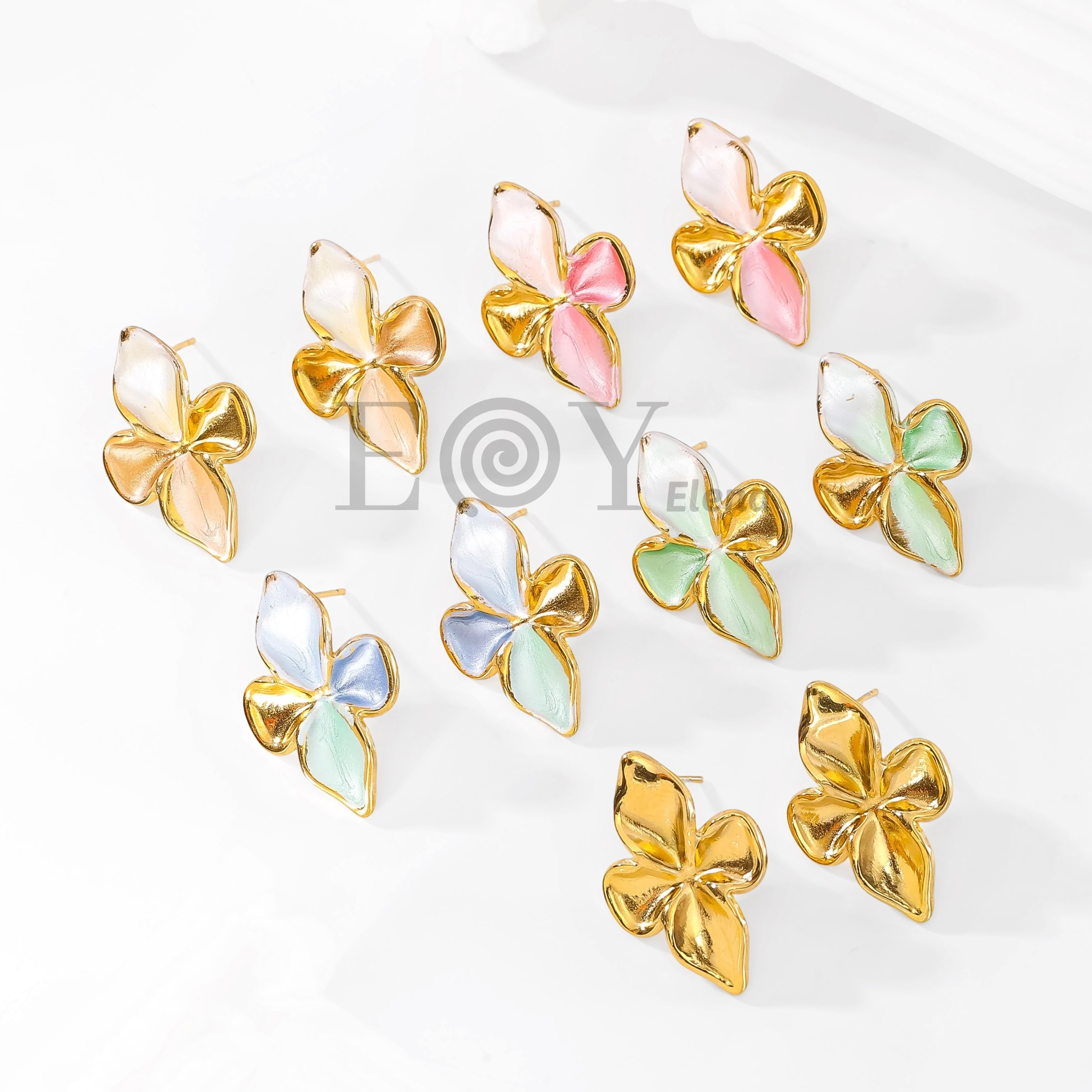 Pendientes Mariposa Esmaltada