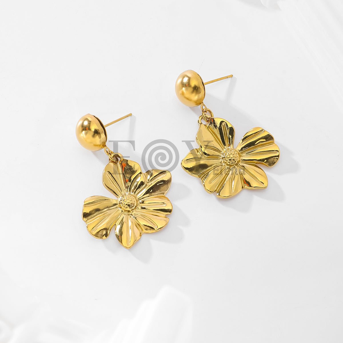 Pendientes flor
