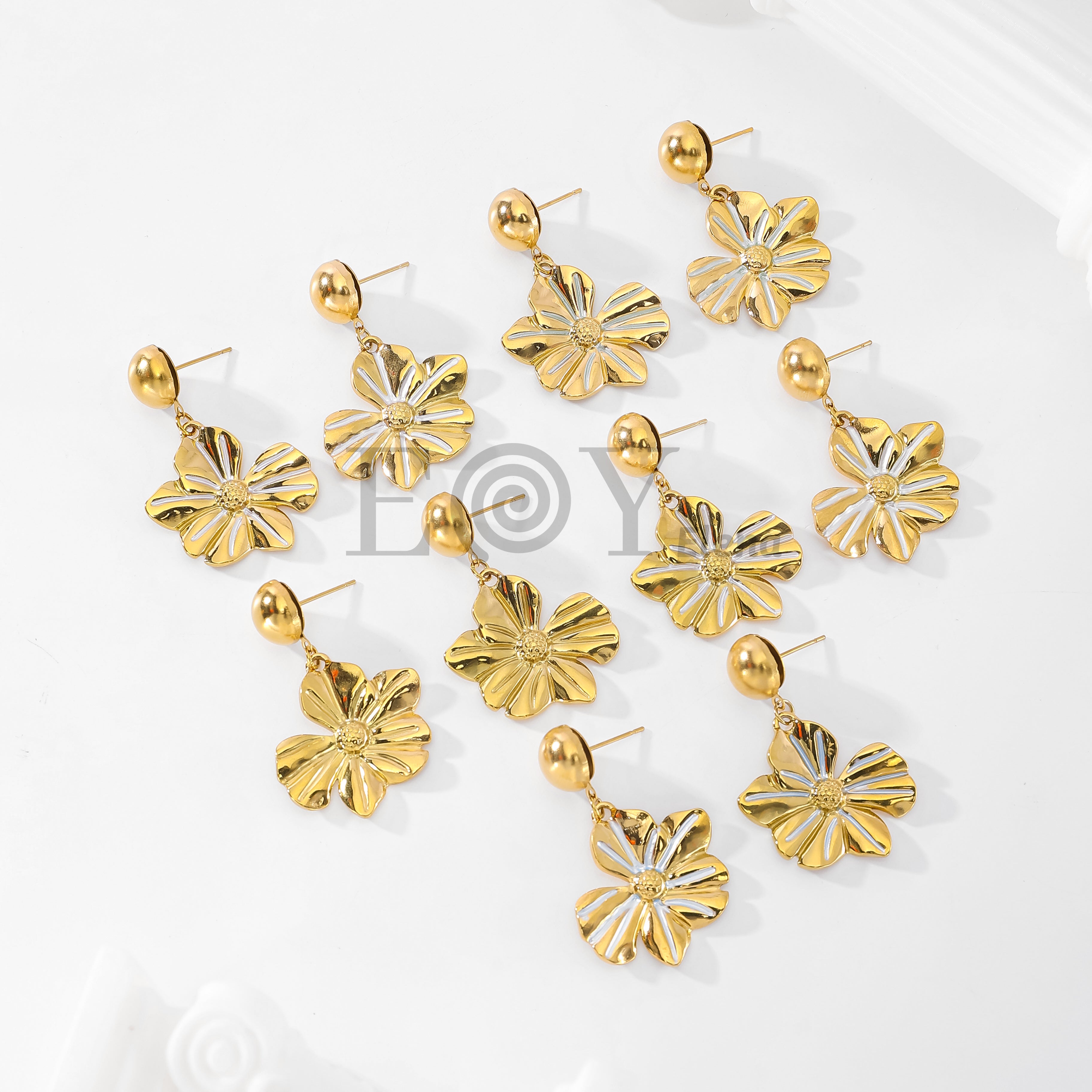 Pendientes flor