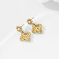 Pendientes de doble flor