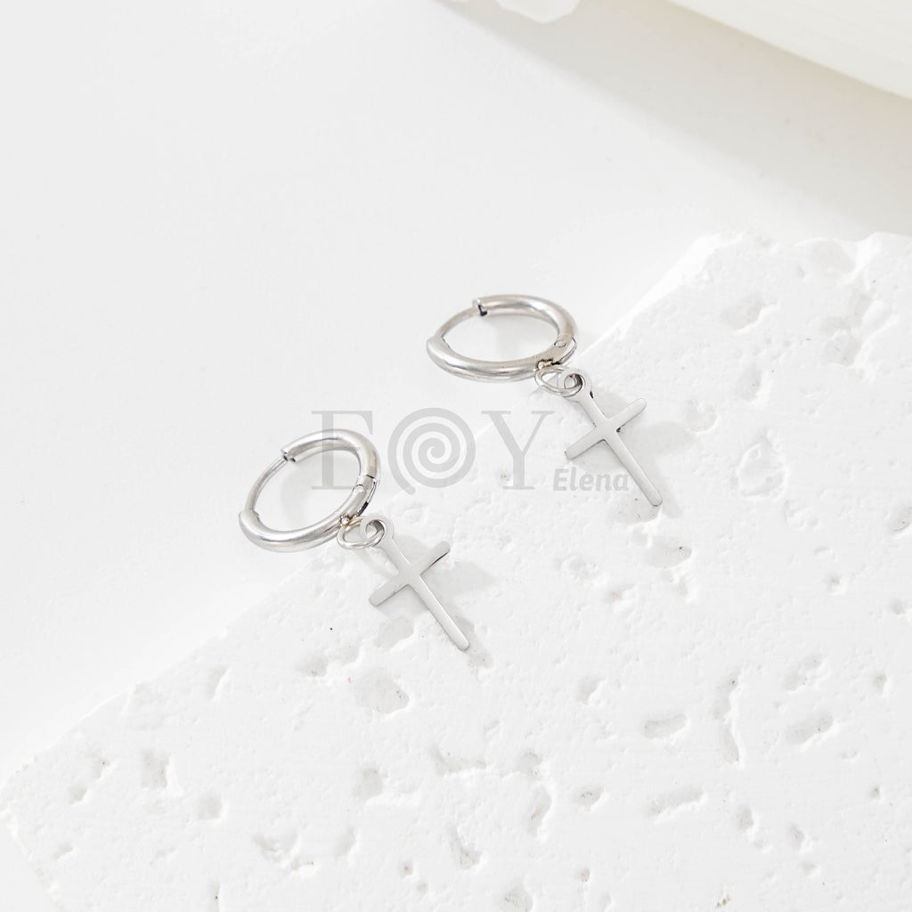 Pendientes de cruz