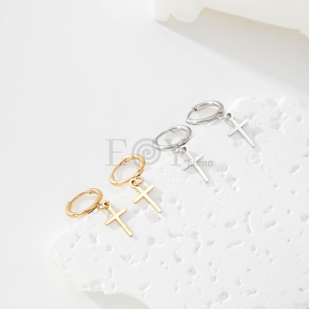 Pendientes de cruz