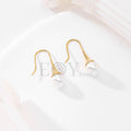 Pendientes perla colgante