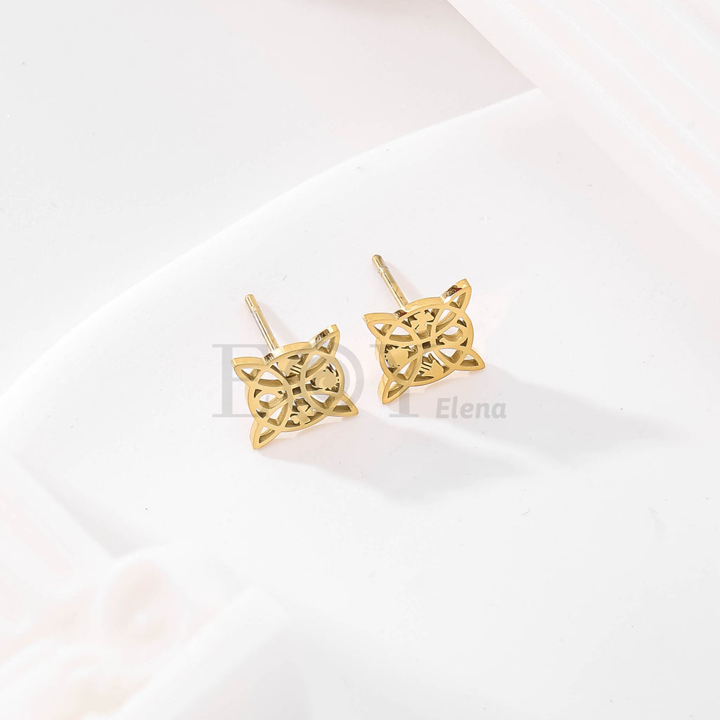 Pendientes nudo de bruja