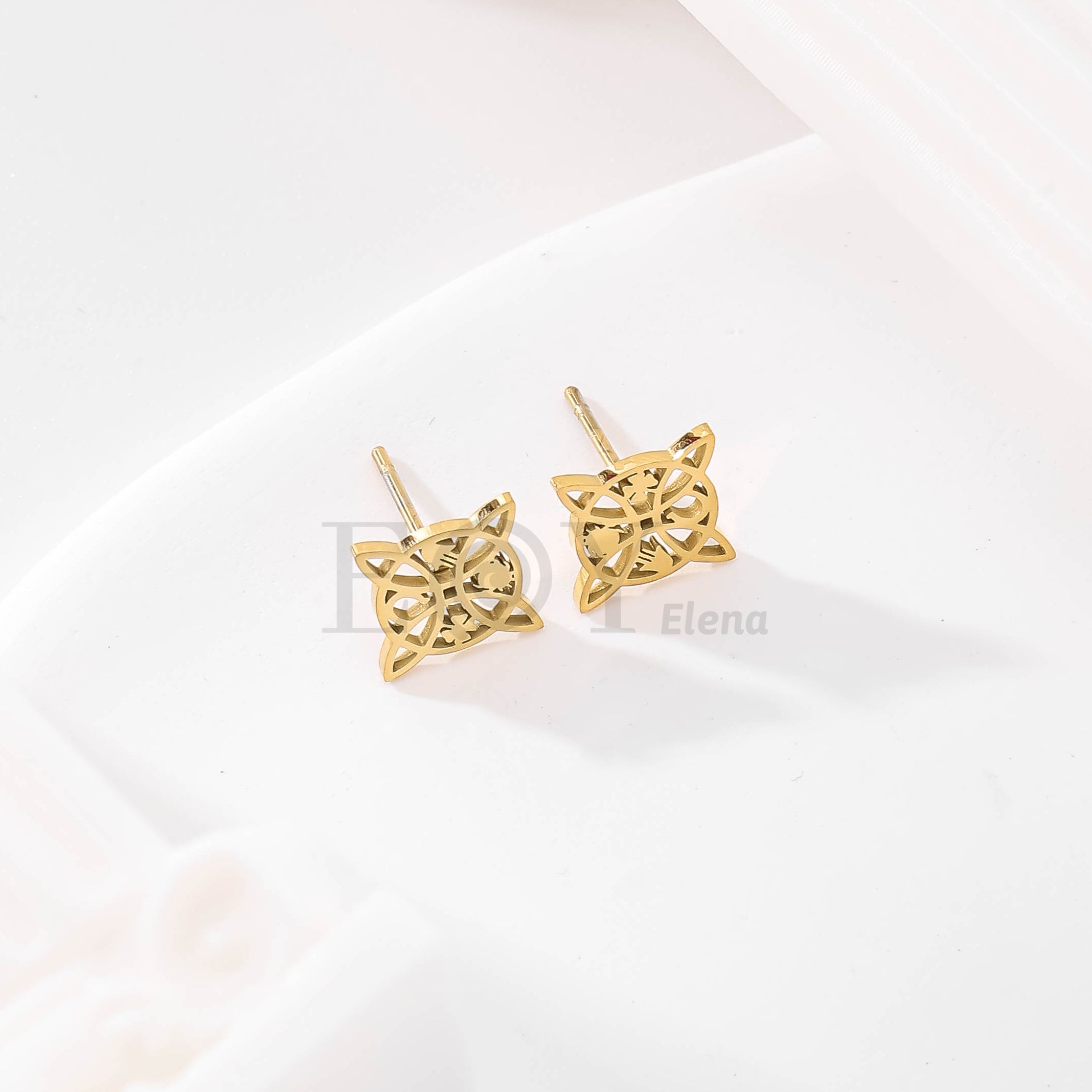 Pendientes nudo de bruja