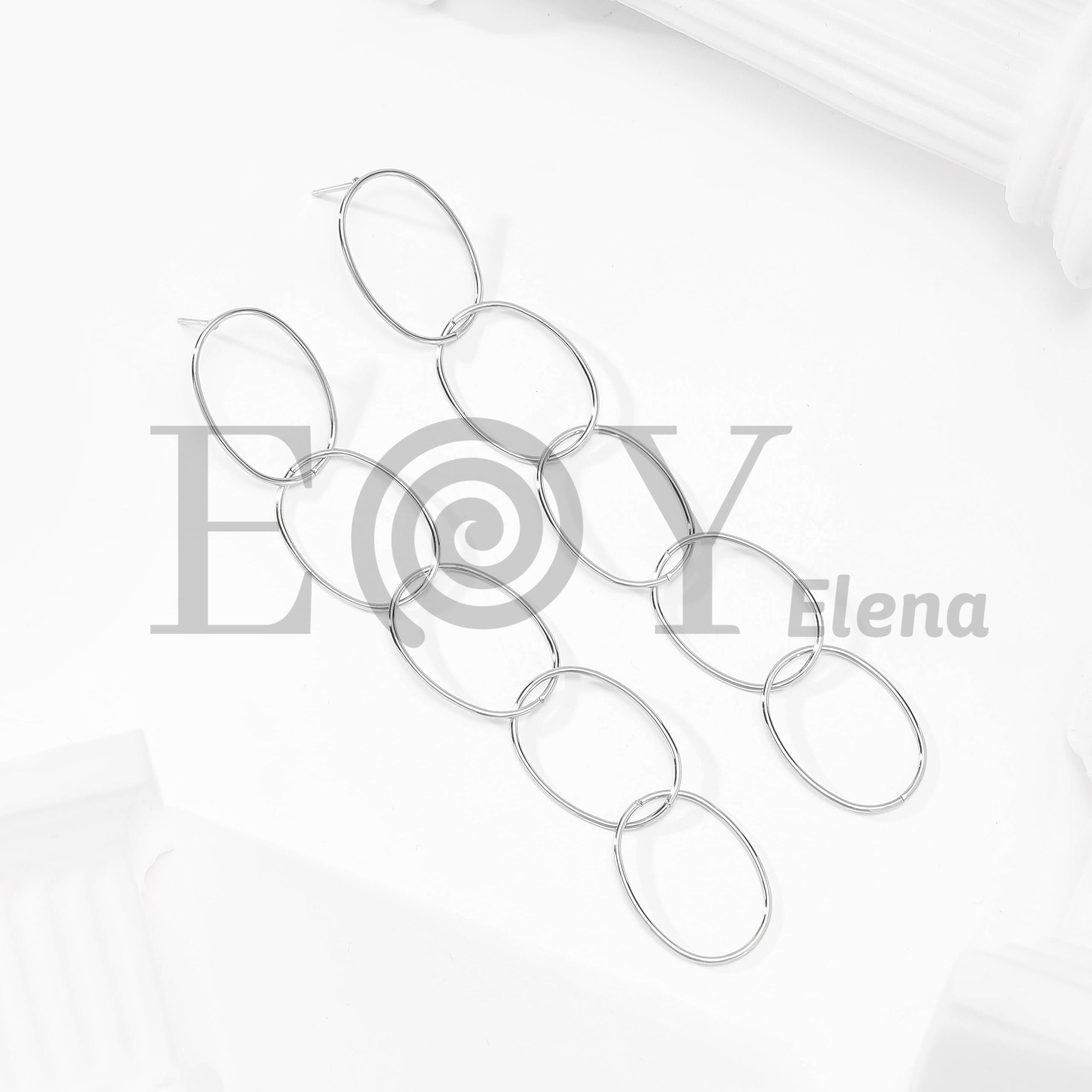 Pendientes de cinco aros