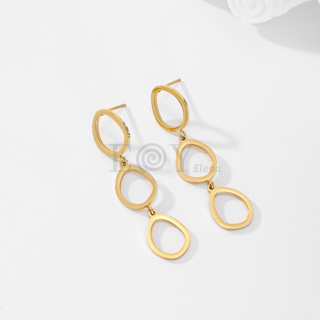 Pendientes triple aro
